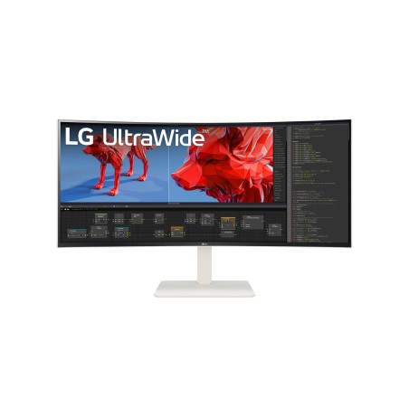"LG UltraWide 38BR85QC-W 38'' Nano IPS Monitor - Stunning 3840 x 1600 UltraWide Resolution, 144Hz, HDMI & USB-C – Elevate Your V